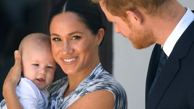 Los duques de Sussex junto a su hijo, Archie.