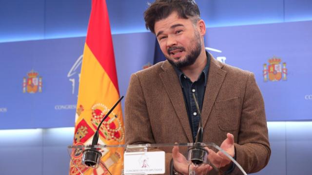 Gabriel Rufián, portavoz de ERC en el Congreso de los Diputados.