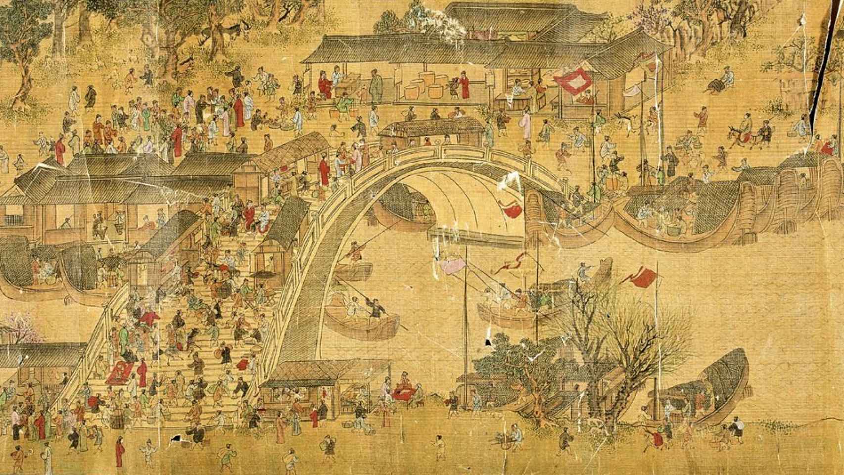 Gran ciudad china alrededor del siglo XII.