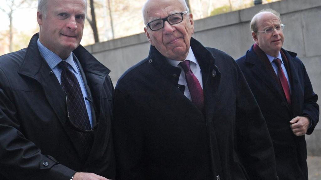 Murdoch a su llegada a un juicio en 2013.