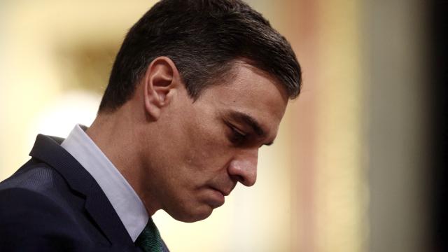 Pedro Sánchez, presidente del Gobierno, en el Congreso de los Diputados.