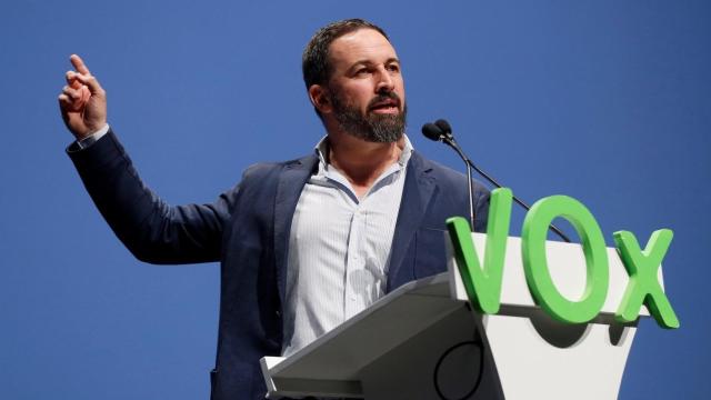 El presidente de Vox, Santiago Abascal. Efe