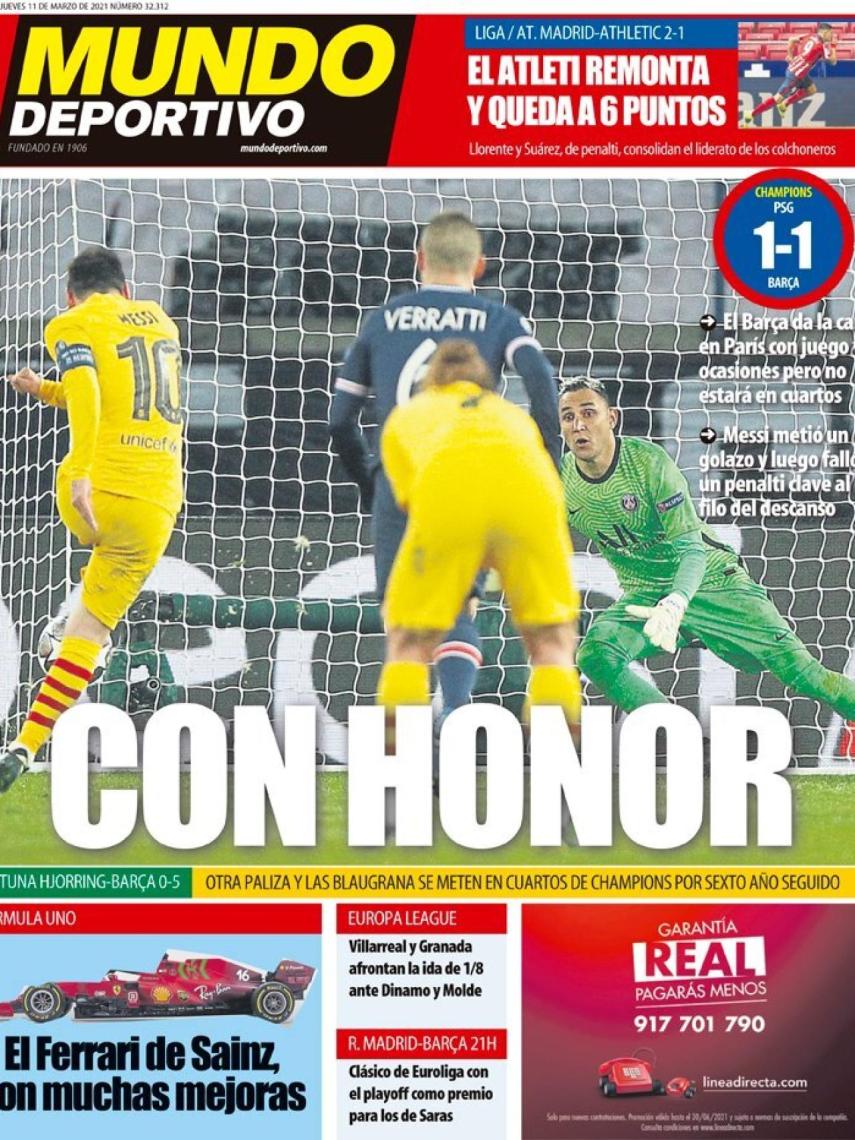 Portada Mundo Deportivo