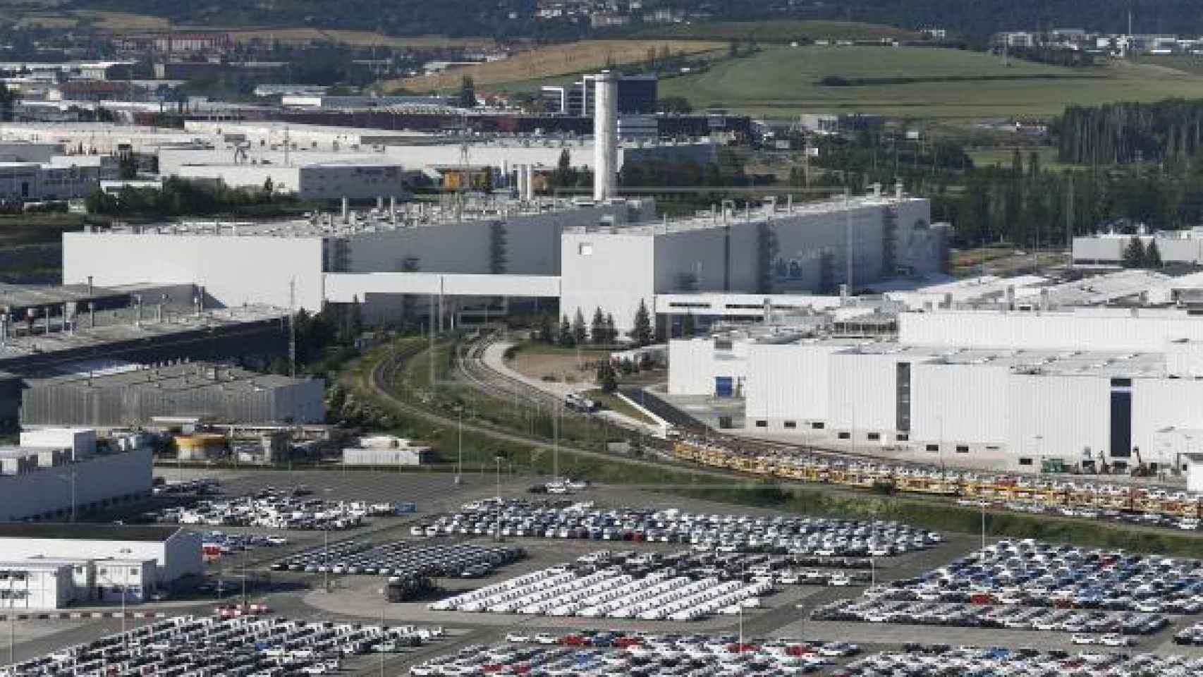 Imagen de la planta de Volkswagen en Landaben, Navarra.