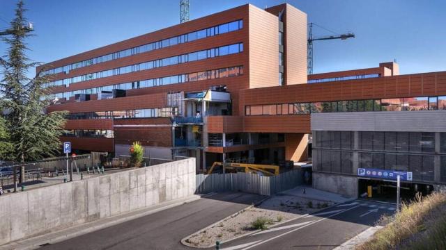 Obras de ampliación del Hospital de Guadalajara. Foto de archivo de la Junta de Comunidades