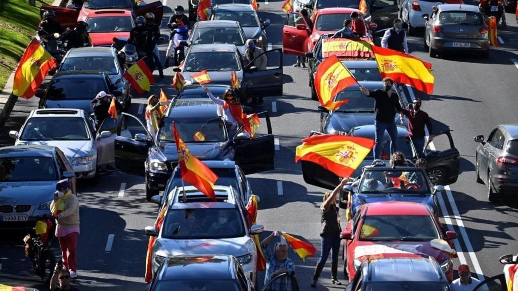 Manifestación convocada por Vox.