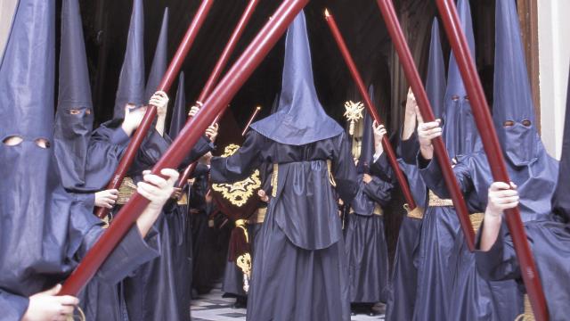 Una procesión de Semana Santa en tiempos prepandémicos.