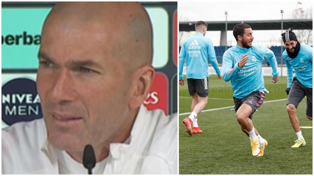 Zidane, en rueda de prensa