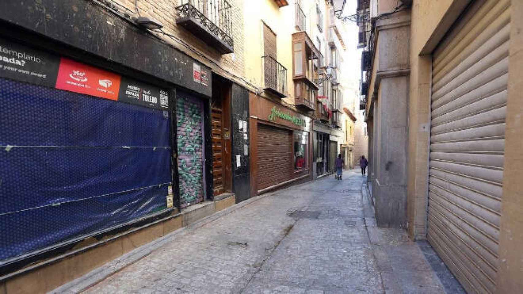Comercios cerrados en el Casco Histórico de Toledo