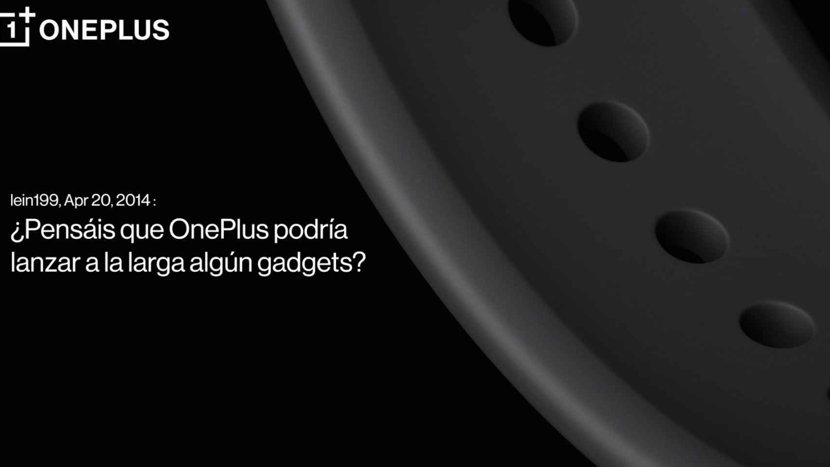 La correa del nuevo reloj de OnePlus