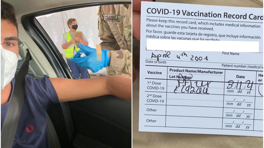 Marcos Ferreira recibe la vacuna en Misisipi