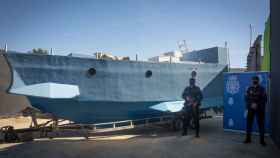 Narcosubmarino incautado a narcos de Cádiz en la primavera de 2021.