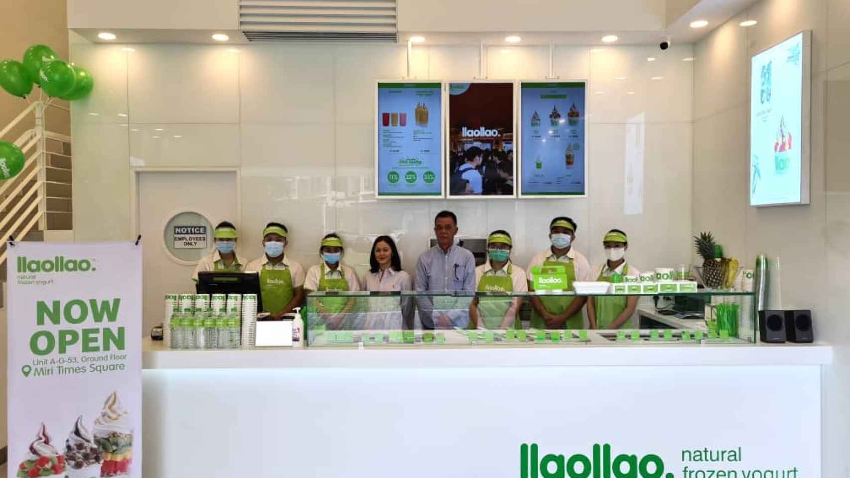 Una de las últimas yogurterías inauguradas en Malasia.