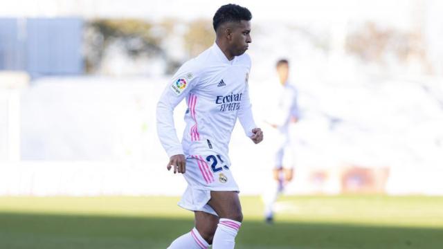 Rodrygo Goes, en un momento del Real Madrid - Elche de La Liga