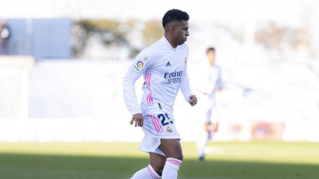 Rodrygo Goes, en un momento del Real Madrid - Elche de La Liga