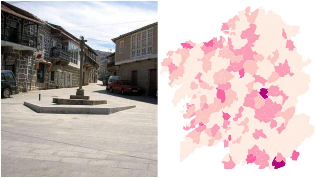 Covid: Quedan 2 municipios en Galicia con más de 500 en incidencia