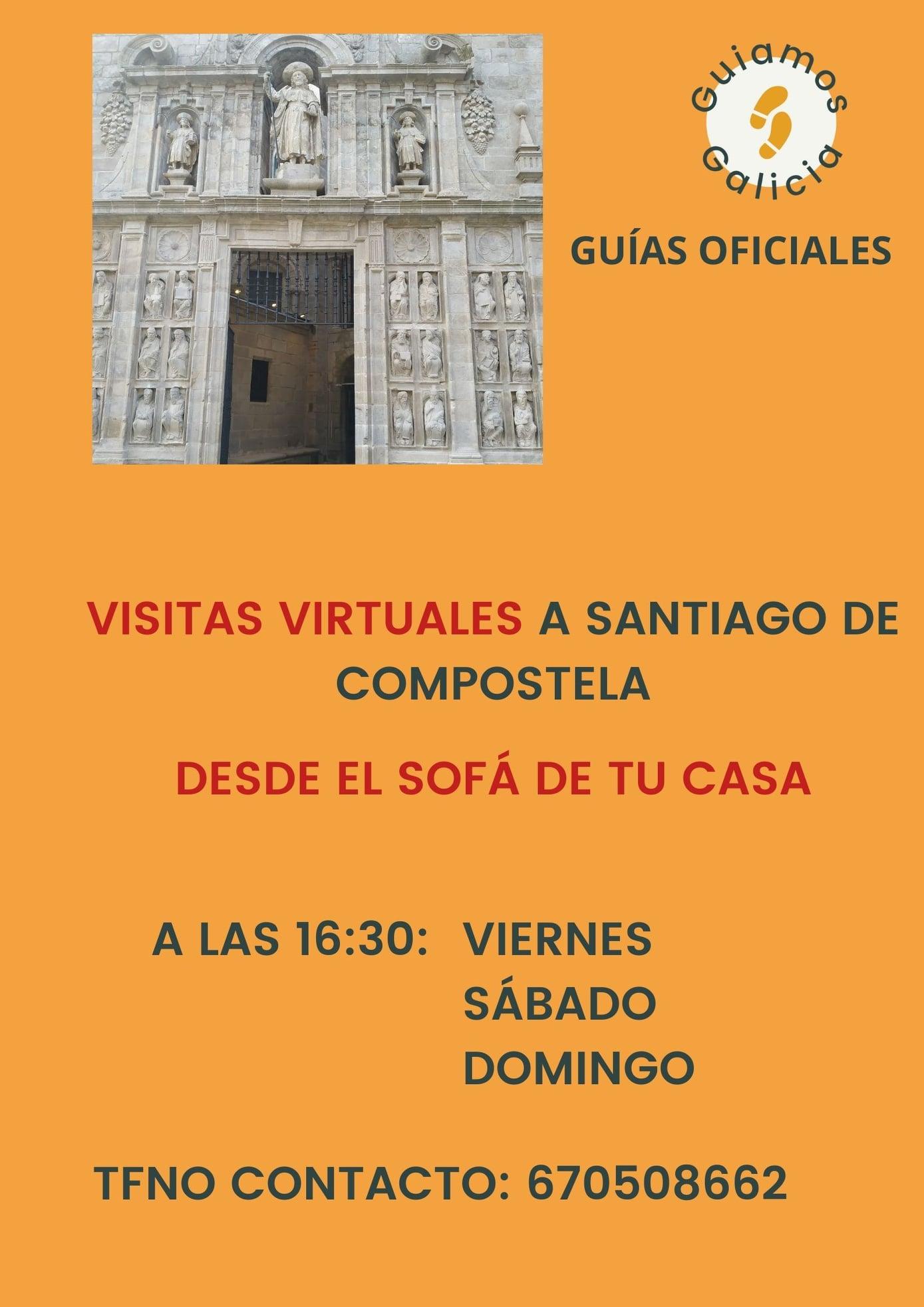 Imagen promocional de las visitas virtuales de Guiamos Galicia (Cedida).