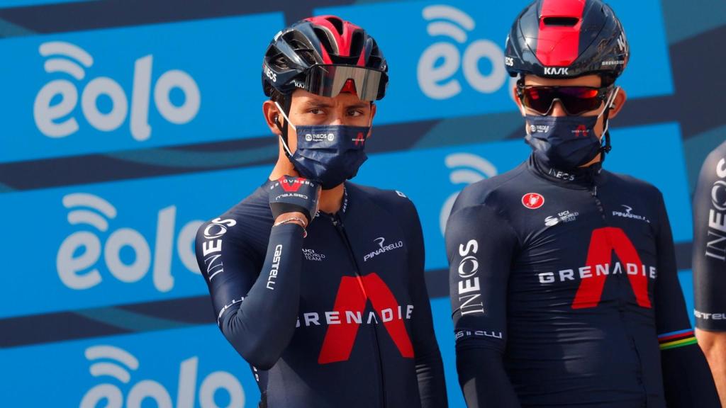 Egan Bernal y Michael Kwiatkowski