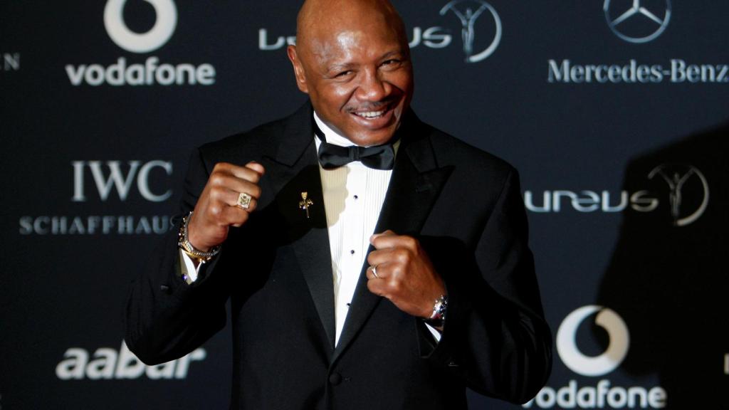 Marvin Hagler, en los premios Laureus