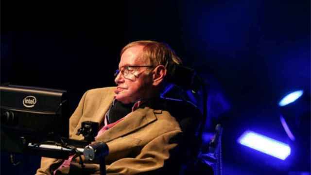 Stephen Hawking en Tenerife. Foto: Pepe Torres
