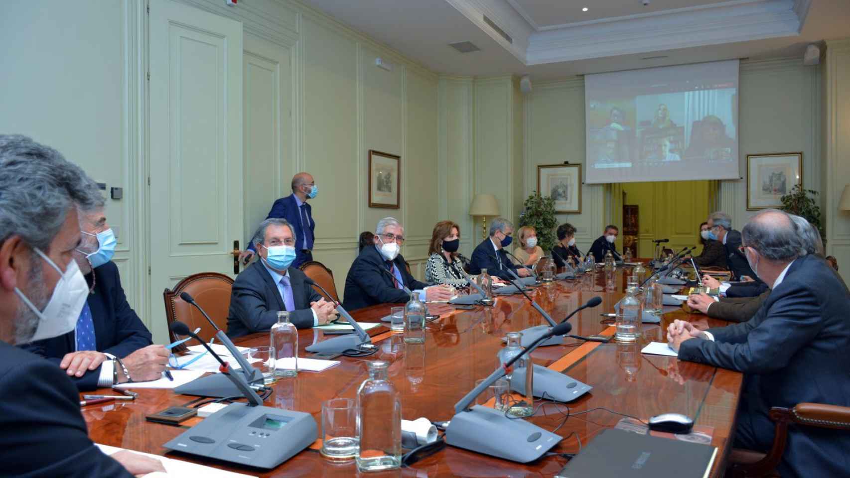Reunión de Pleno del CGPJ en una imagen de archivo./