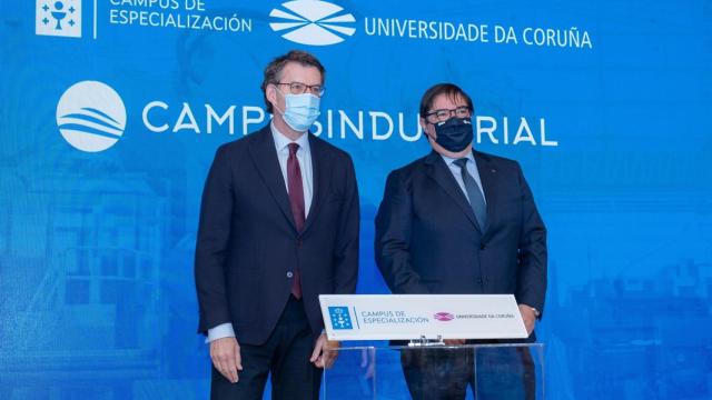 Acto de entrega de la Acreditación al Campus Industrial de Ferrol de especialización en la industria naval.