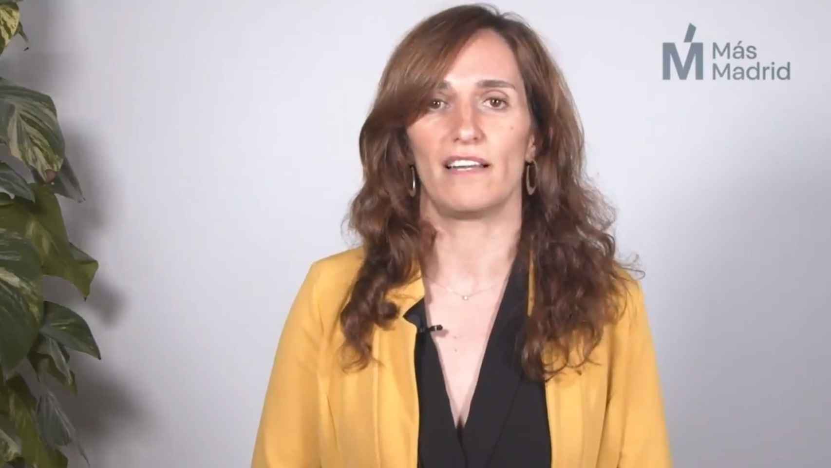 La candidata de Más Madrid a la Comunidad de Madrid, Mónica García.