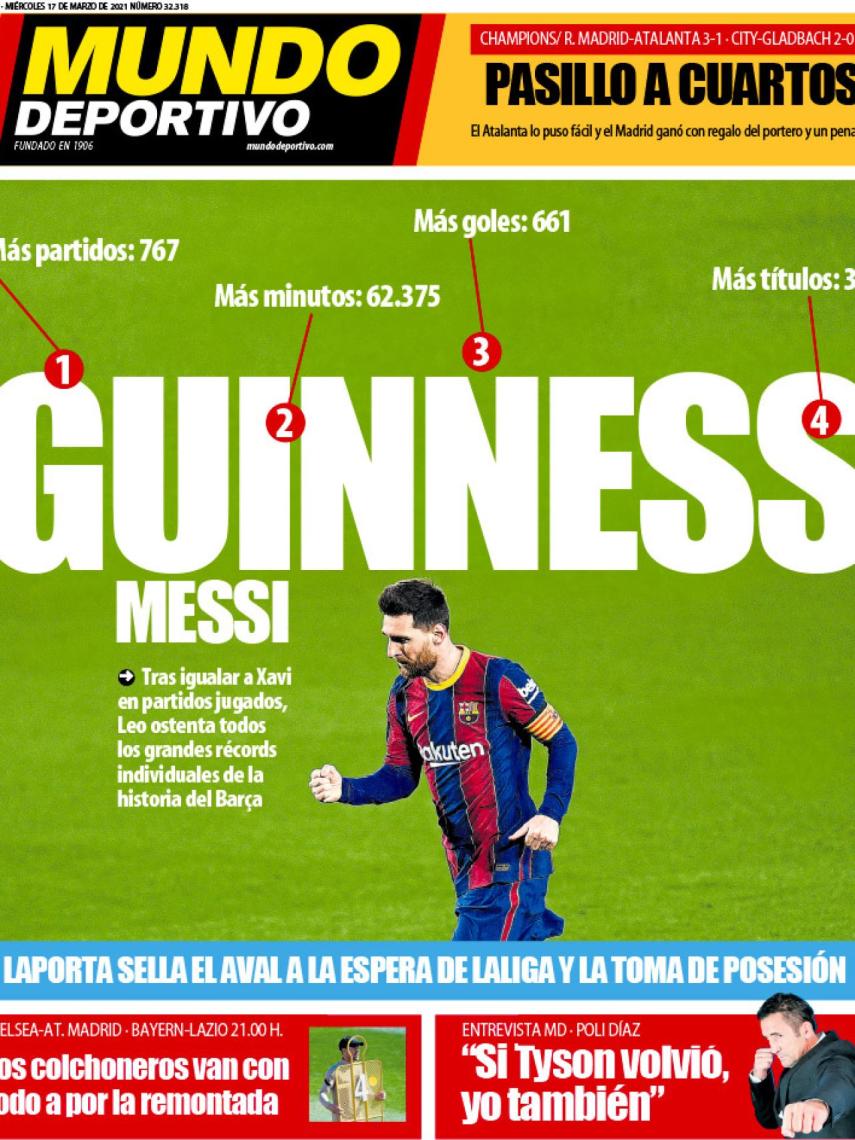 Portada Mundo Deportivo