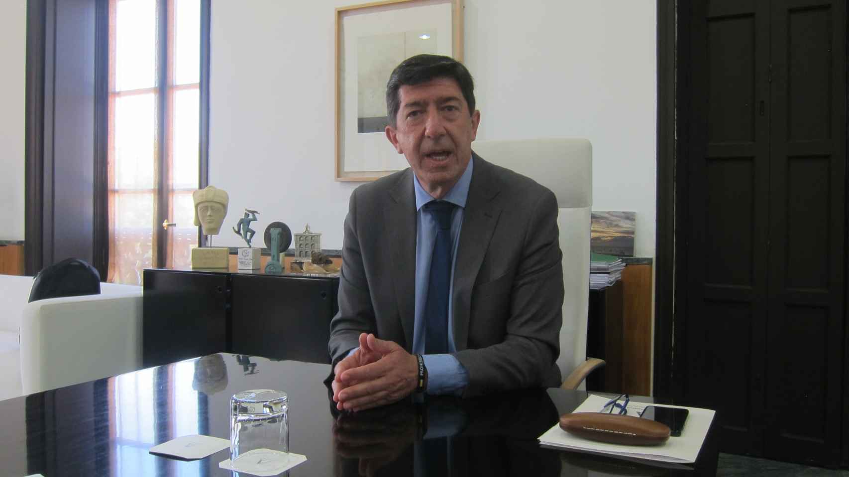 El líder de Cs en Andalucía, Juan Marín.