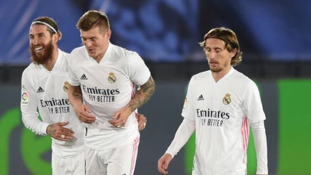 Sergio Ramos, Kroos y Modric