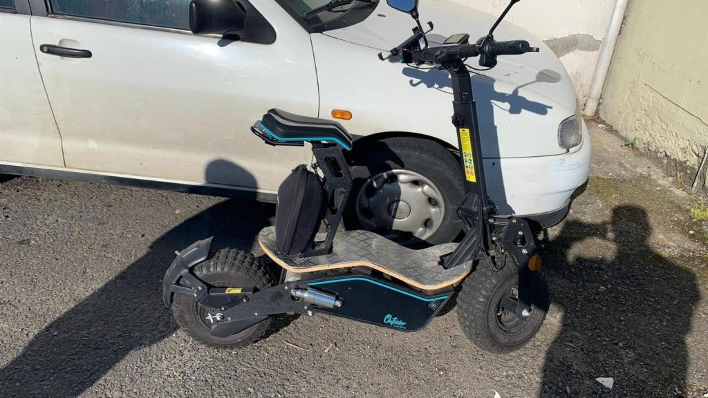 Ciclomotor detectado por la Guardia Civil