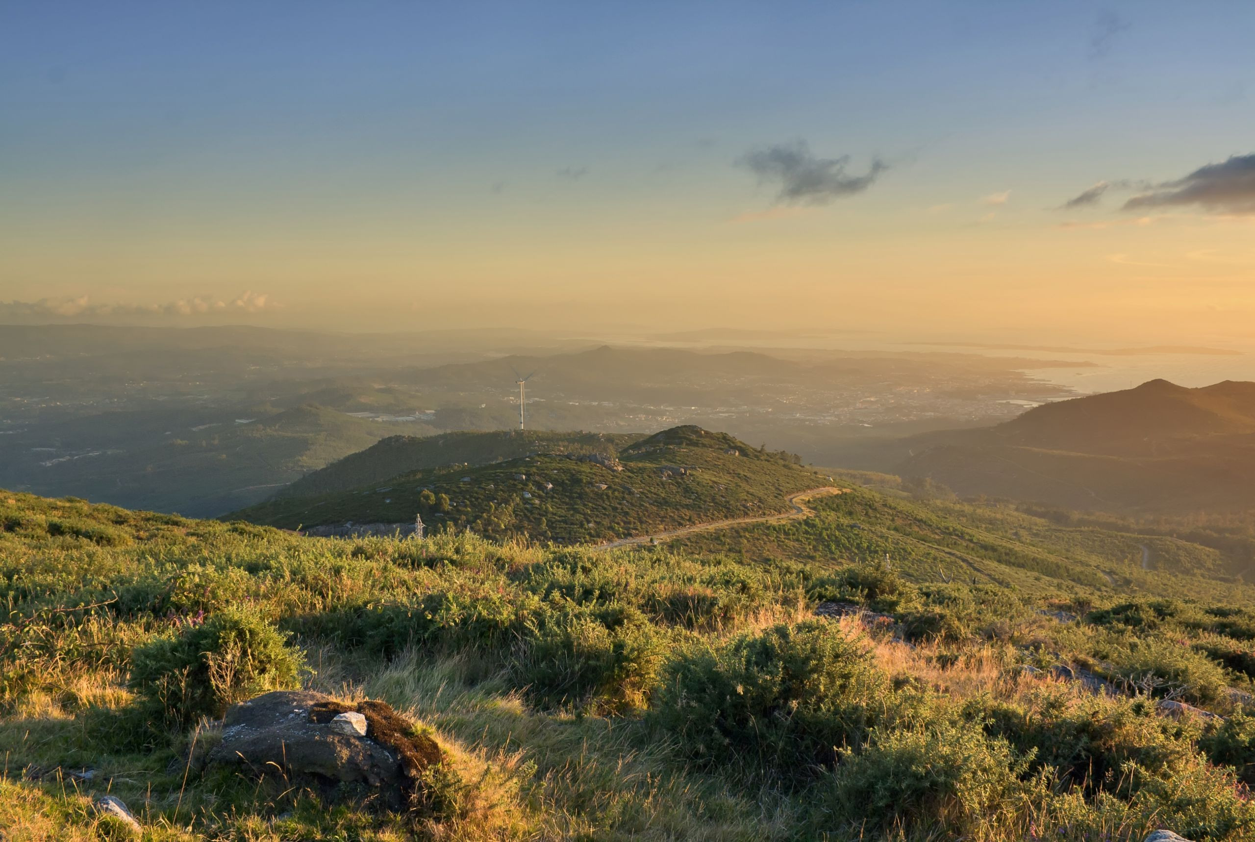 Panorámica desde lo alto de Monte de Xiabre.