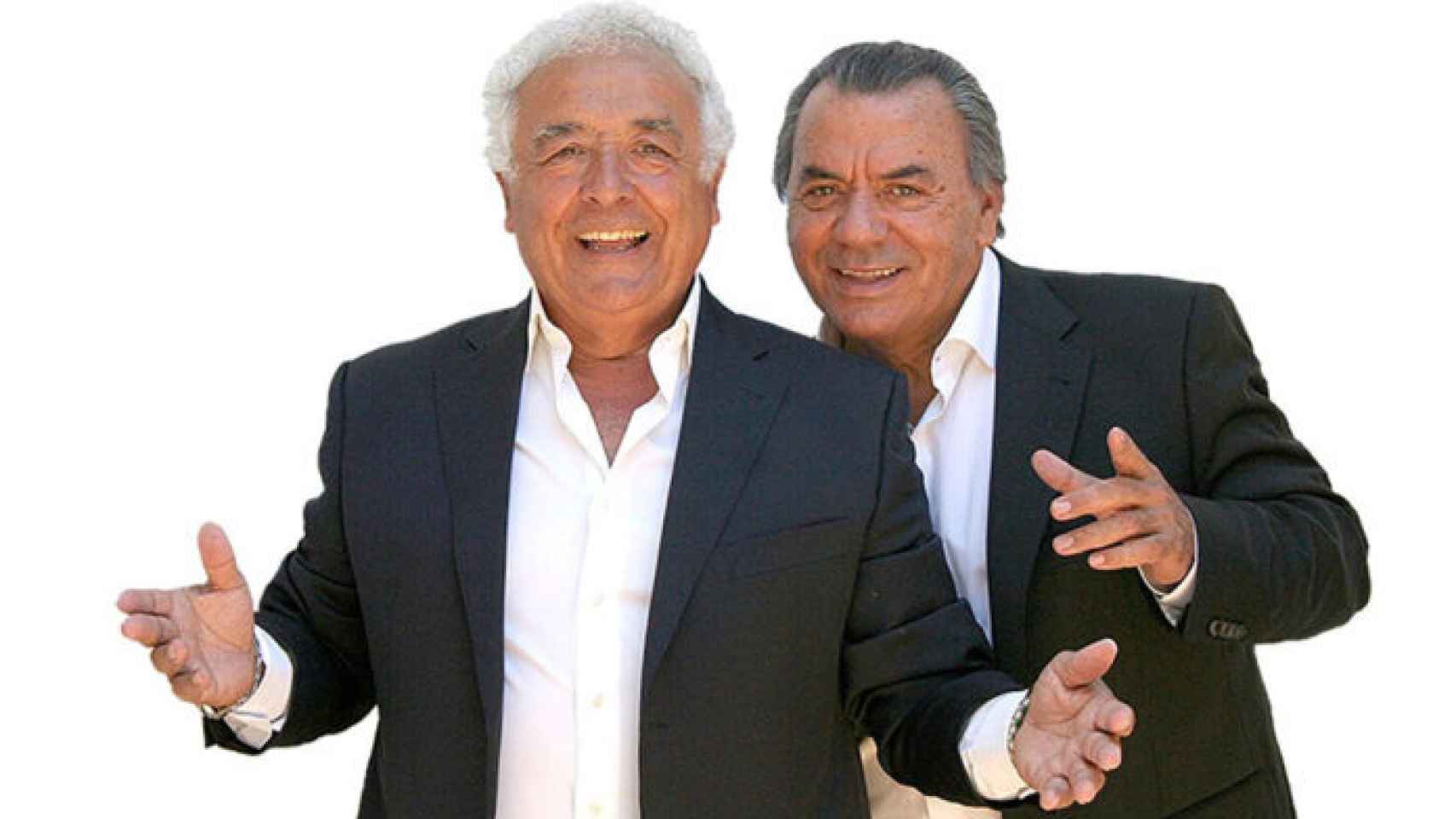 A la izquierda, Antonio Romero Monge y, a la derecha, Rafael Ruiz, los componente del dúo Los del Río.