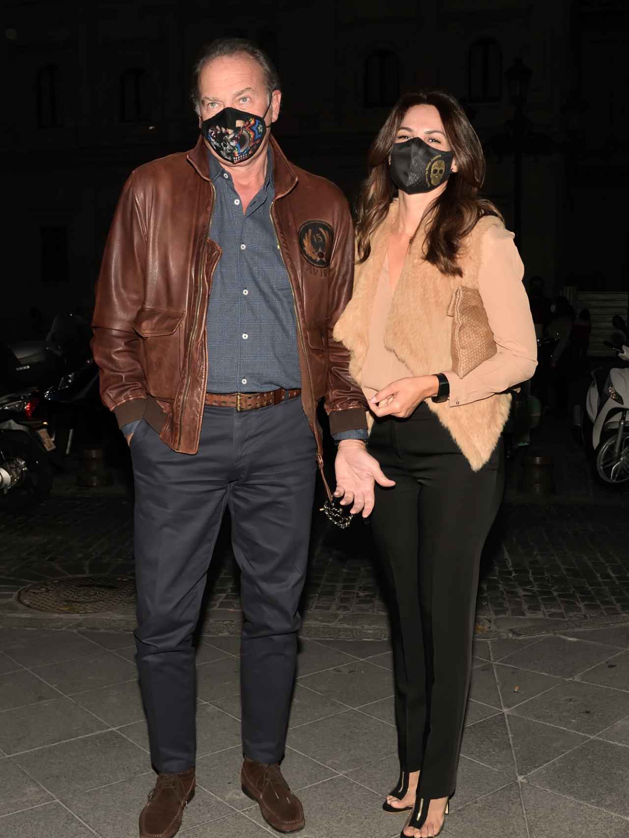 Bertín Osborne y Fabiola Martínez el pasado mes de octubre en Sevilla.