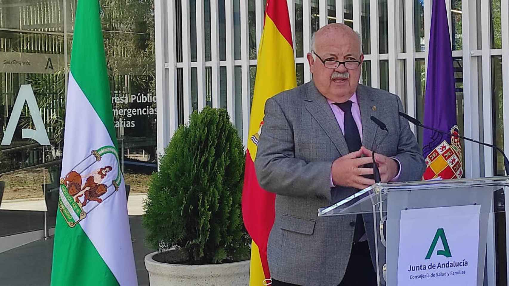 Jesús Aguirre, consejero de Salud y Familias de Andalucía
