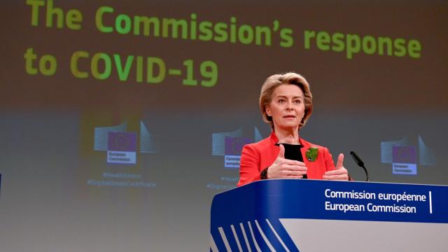 Úrsula Von der Leyen, presidenta de la Comisión Europea.