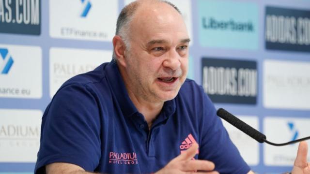 Pablo Laso, en rueda de prensa previa de la Liga Endesa