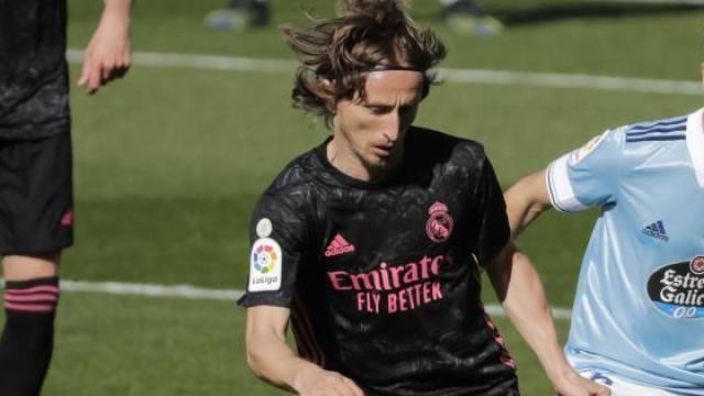 Luka Modric, en el Celta de Vigo - Real Madrid de La Liga