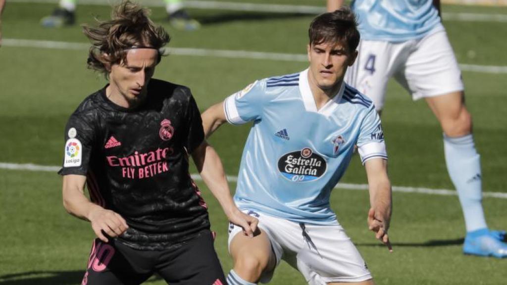 Luka Modric, en el Celta de Vigo - Real Madrid de La Liga