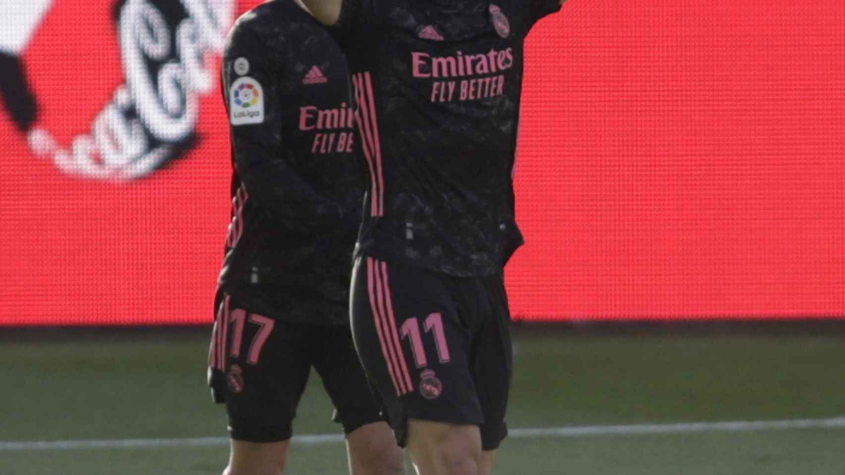 Marco Asensio celebra su gol en Vigo