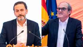 A la izquierda, Edmundo Bal, candidato de Cs a la Comunidad de Madrid. Y a la derecha, Ángel Gabilondo, candidato del PSOE.