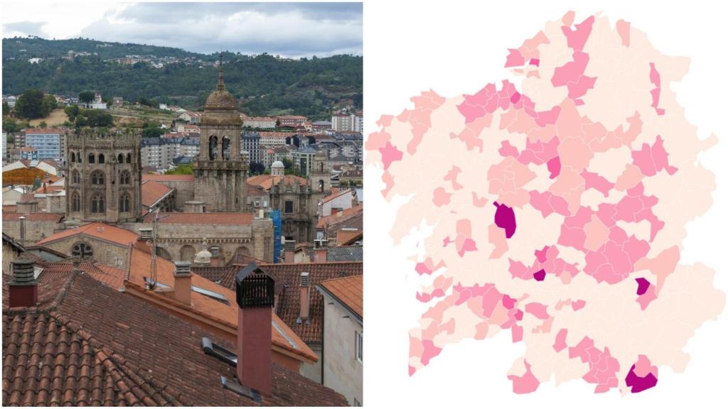 Covid: Los municipios más afectados de Galicia