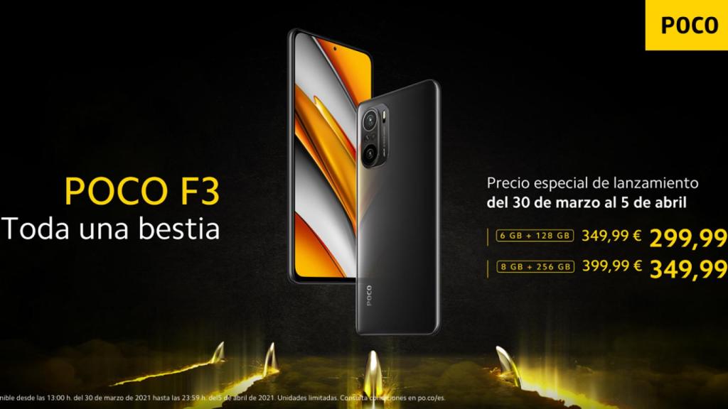 Precios y lanzamiento del Poco F3.