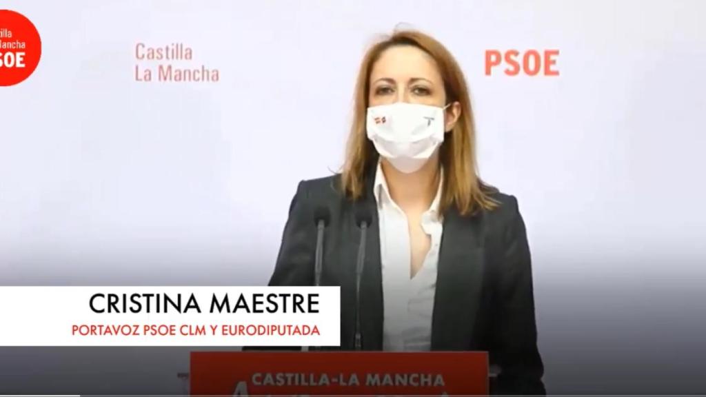 La dirigente socialista y eurodiputada castellanomanchega, Cristina Maestre.