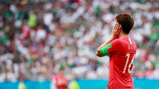 Ki Sung-Yueng, con la camiseta de Corea del Sur