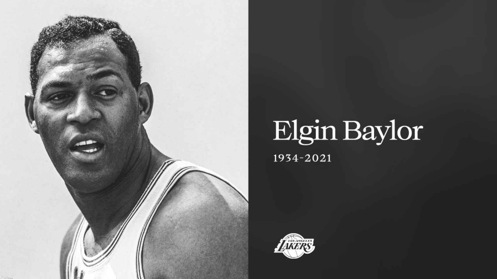 Elgin Baylor, leyenda de Los Angeles Lakers y de la NBA