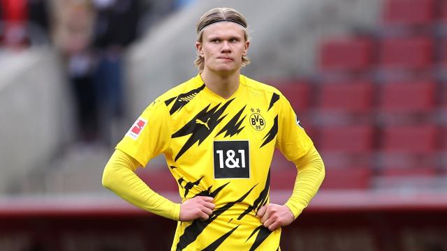 Haaland, molesto con el rendimiento del Borussia Dortmund