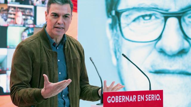 Pedro Sánchez, en la presentación de Ángel Gabilondo como candidato del PSOE a la Comunidad de Madrid.