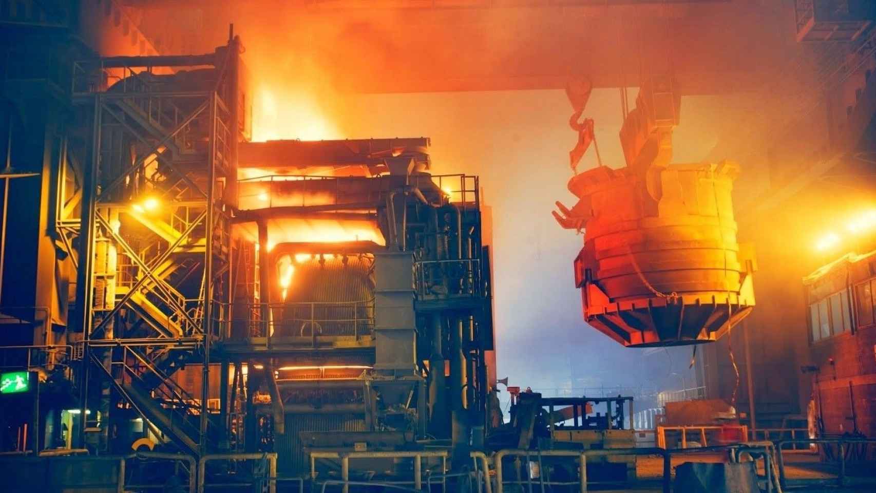 Una fábrica de la siderúrgica Celsa.