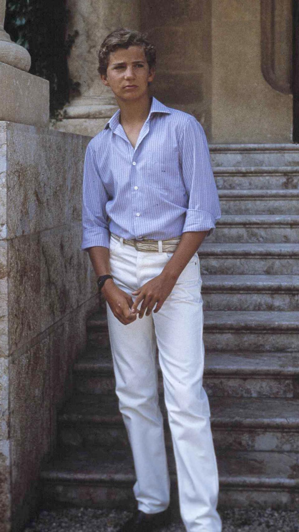 El príncipe Felipe a principios de la década de los 80.
